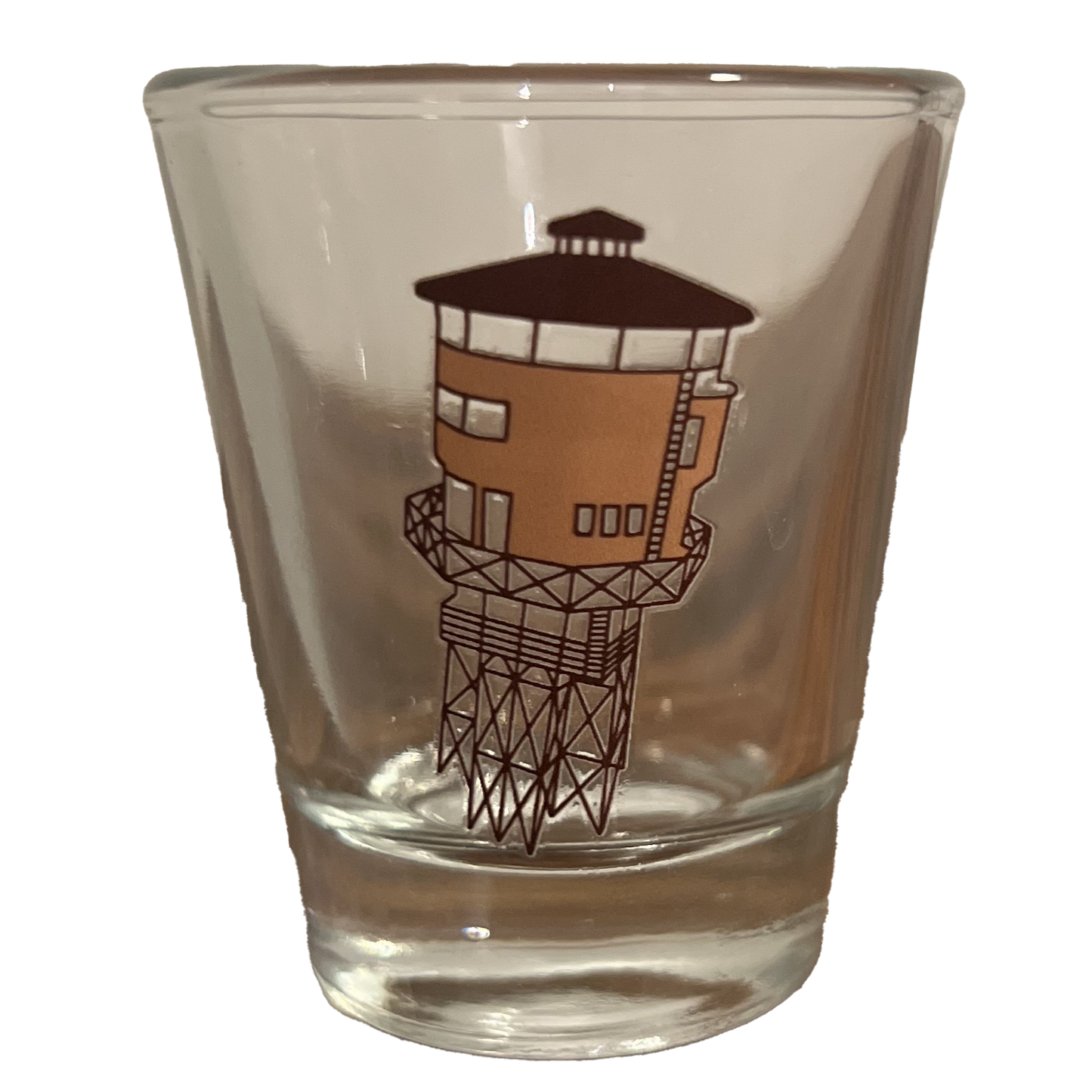 Water Tower Shot Glass