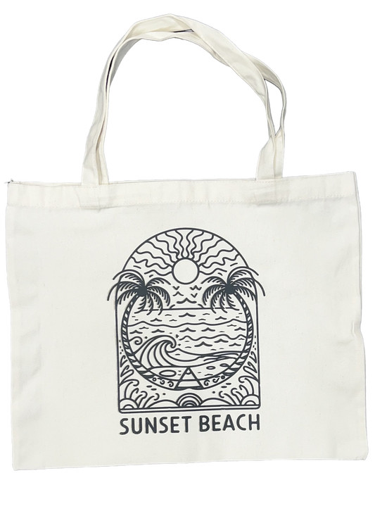 Sunset Beach Tote Bag